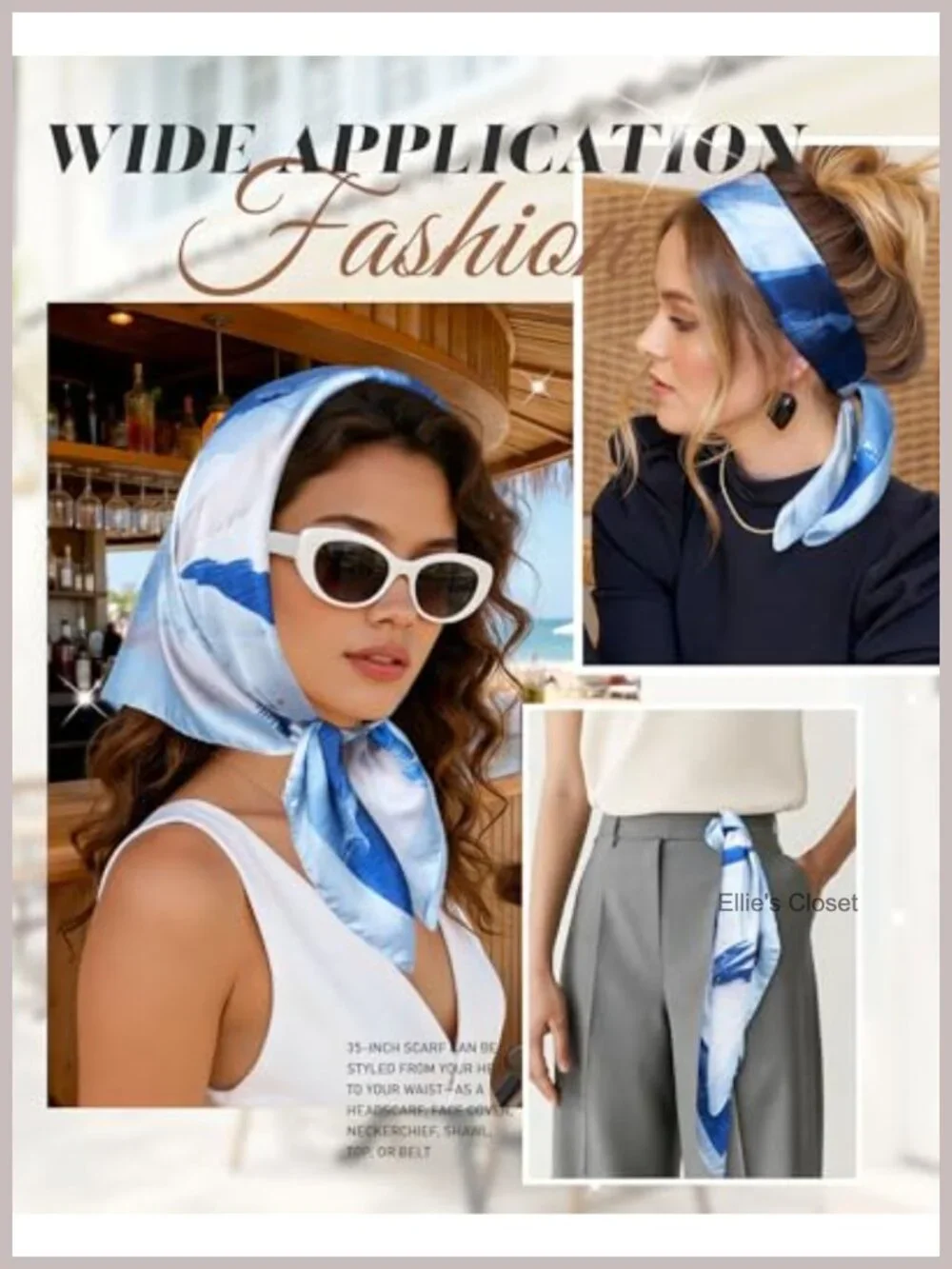 Silk-Like Satin Hair Scarf 27